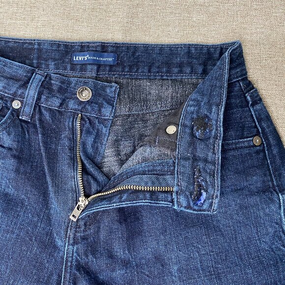 Levi's Made Crafted Tack Slim Denim Jeans Men's 29 x 32 Blue Japanese Fabric - Picture 4 of 16